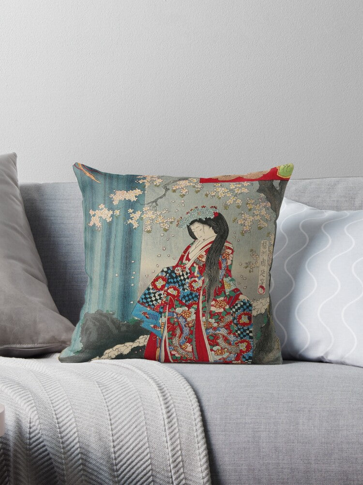 Japanese Throw Pillow