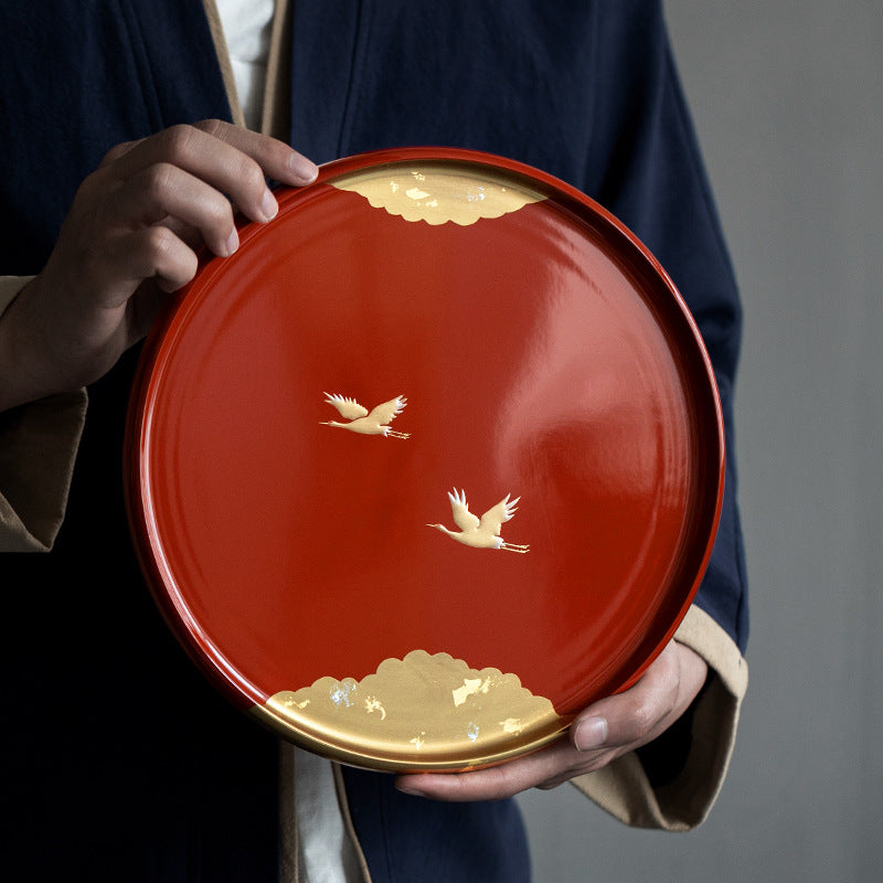 Yamaga Lacquerware Japanese Tray