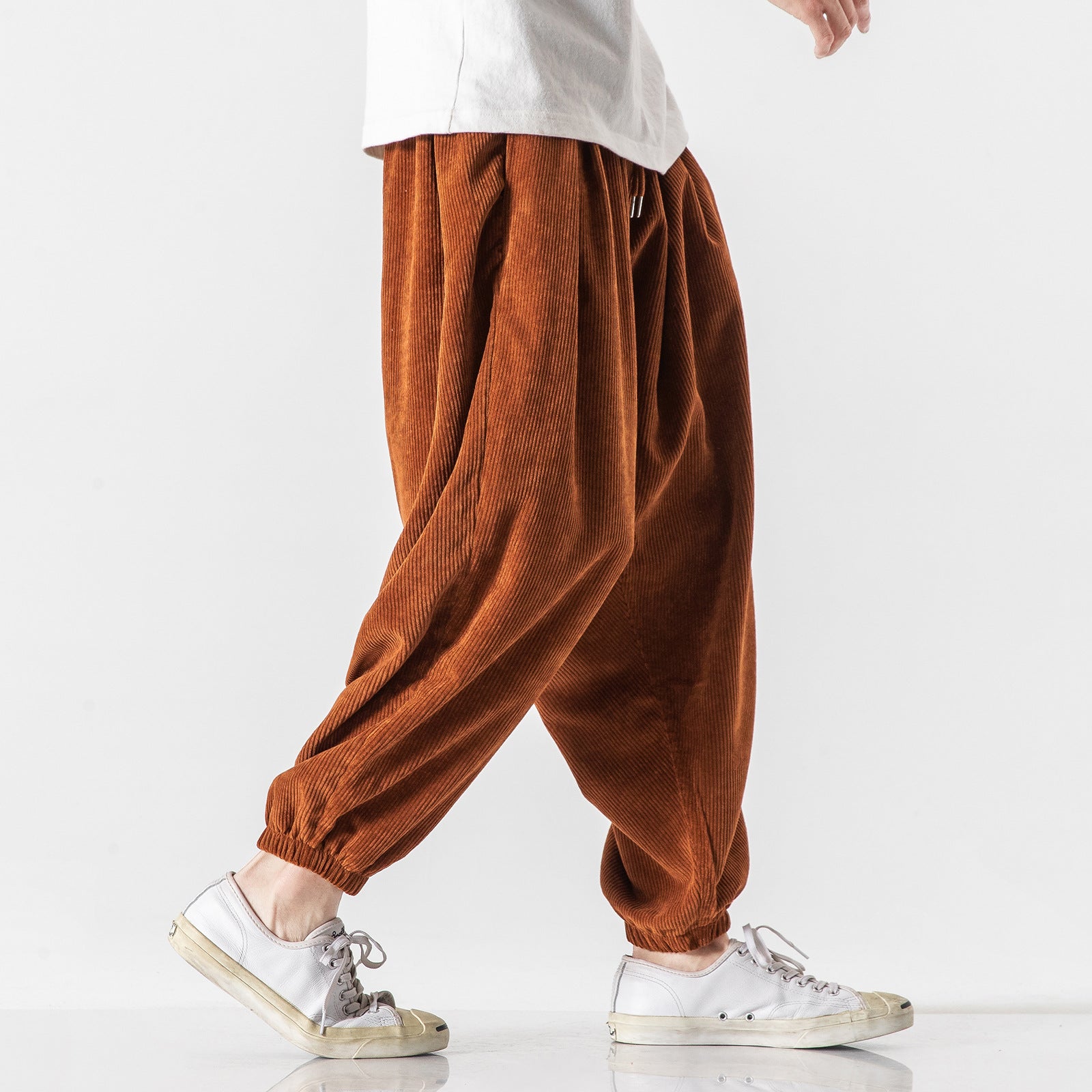Wide Leg Corduroy Pants Raku らく