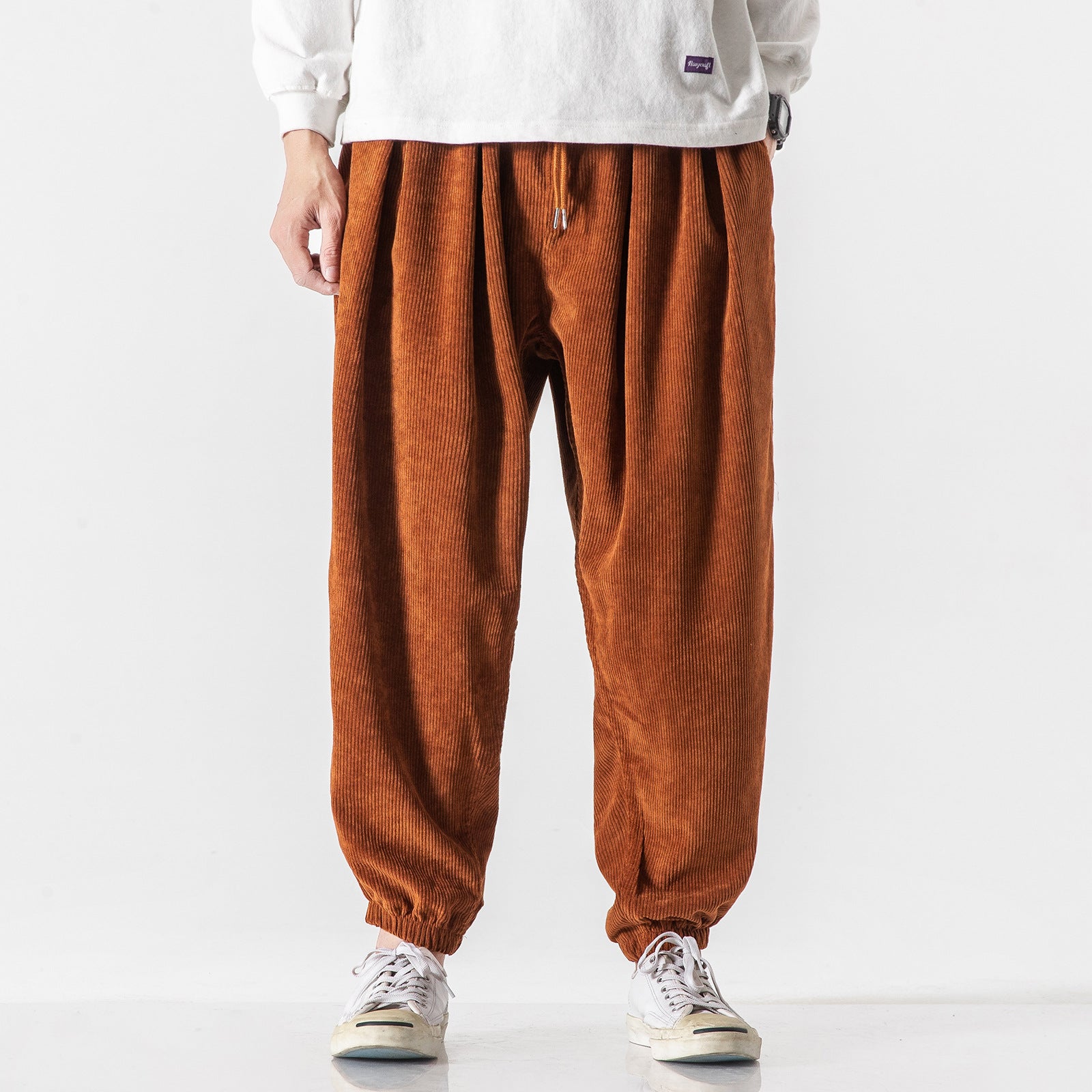 Wide Leg Corduroy Pants Raku らく