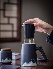 Tasse à infusion Yamato avec couvercle