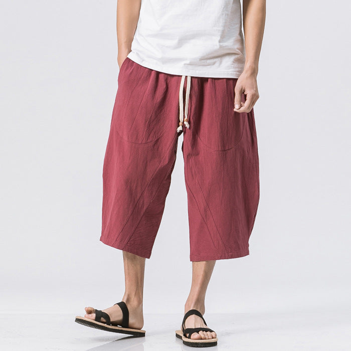 Sekino Cropped Japanese Pants | Lightweight | Mihomu