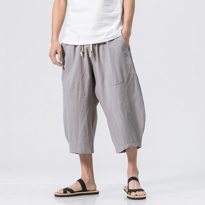 Sekino Cropped Japanese Pants | Lightweight | Mihomu