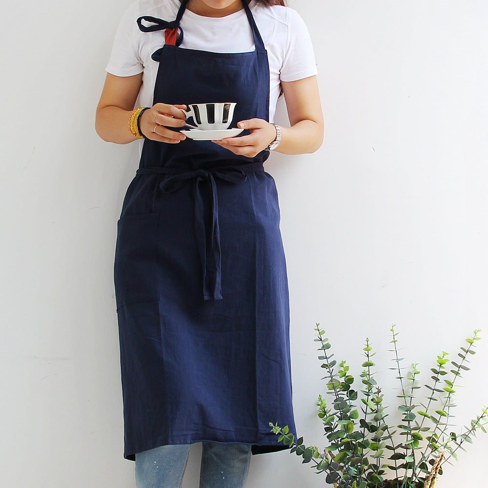 Japanese Navy Blue Extra Large Cotton Apron