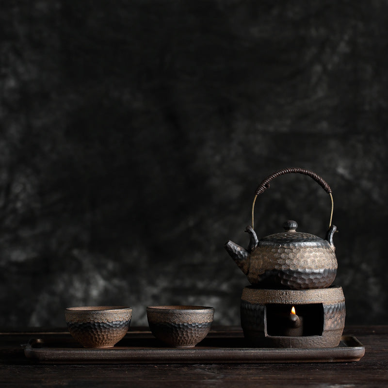 Kurogane Japanese Tea Set with Warmer