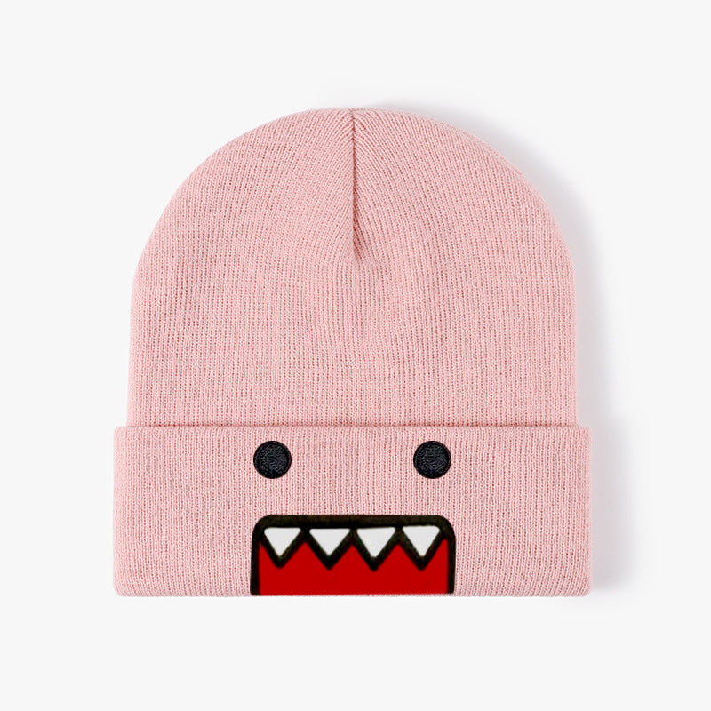 Domo Kun Beanie pink