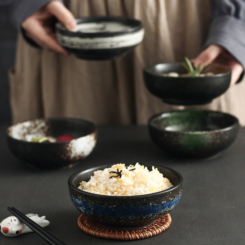 Japanese Ceramic Rice Bowl 