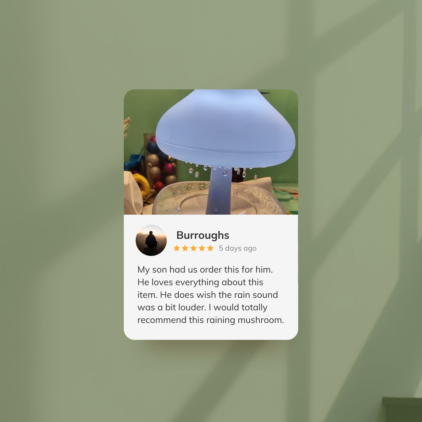 Mushroom Rain Humidifier