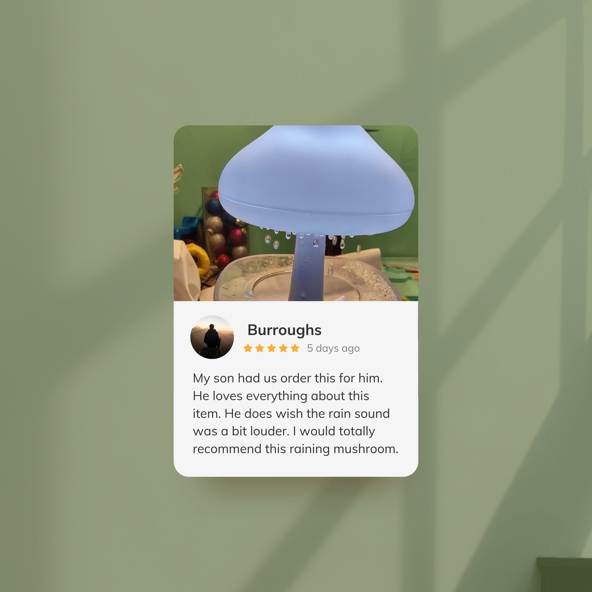 Mushroom Rain Humidifier