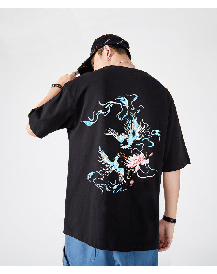 Dragon Embroidered T-Shirt