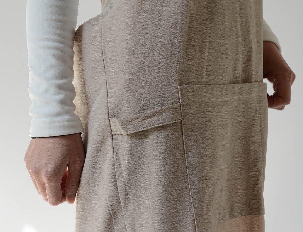 Japanese Style Kitchen Apron Cotton