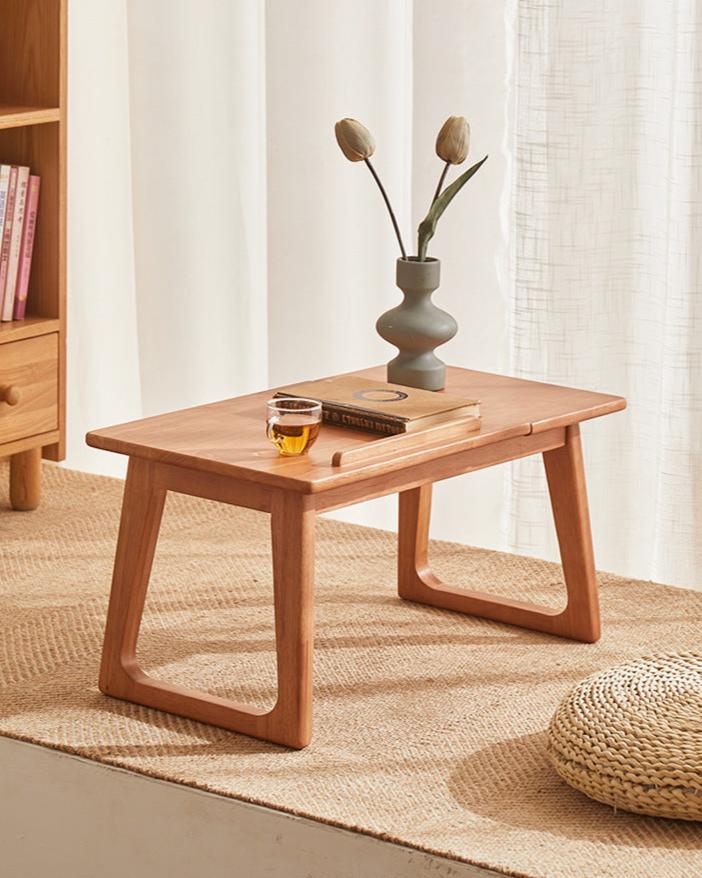 Plateau de table en bois pour lit japonais Takumi
