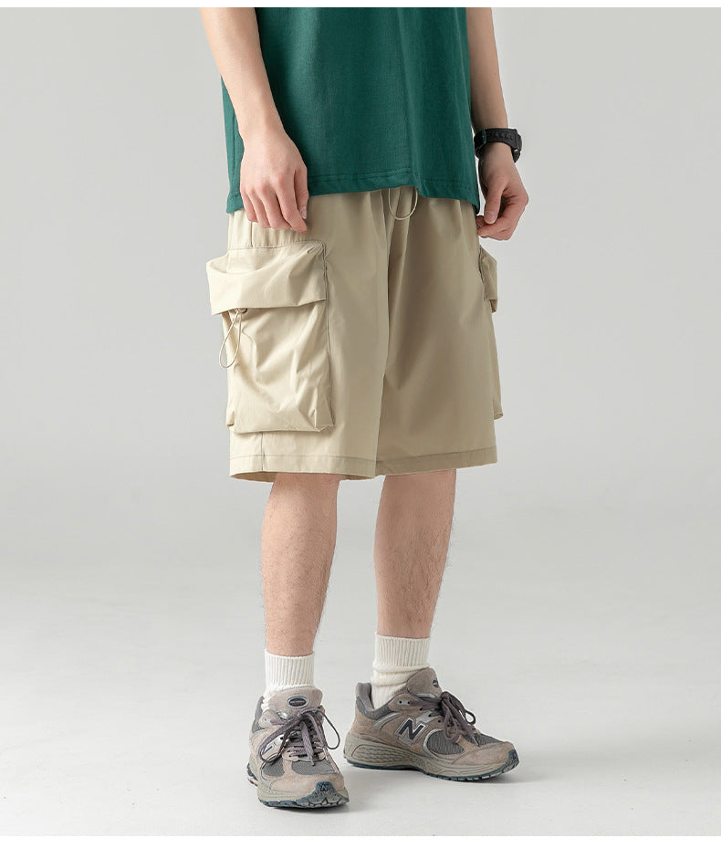Poke Functional Large Pocket Cargo Shorts