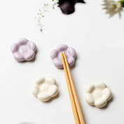 Ceramic Flower Chopstick Holder