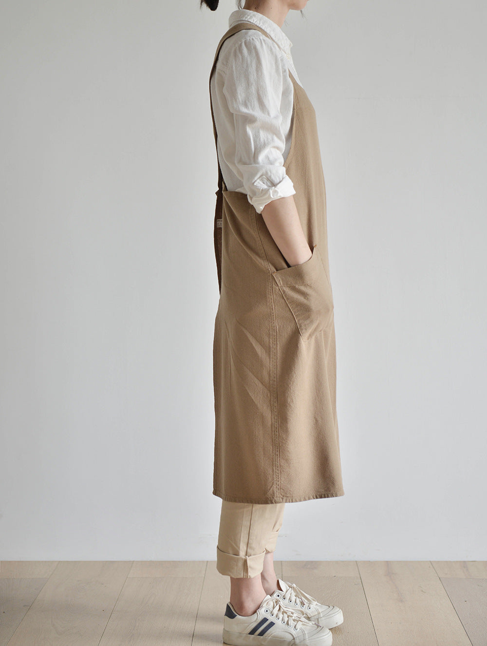 Japanese Washed Linen Apron