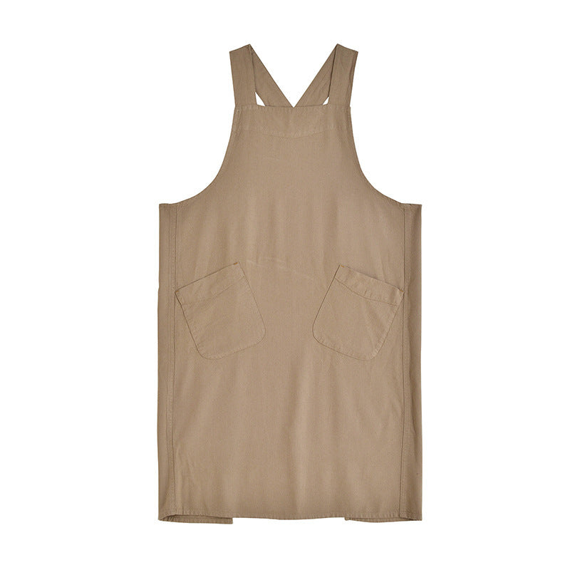 Japanese Washed Linen Apron