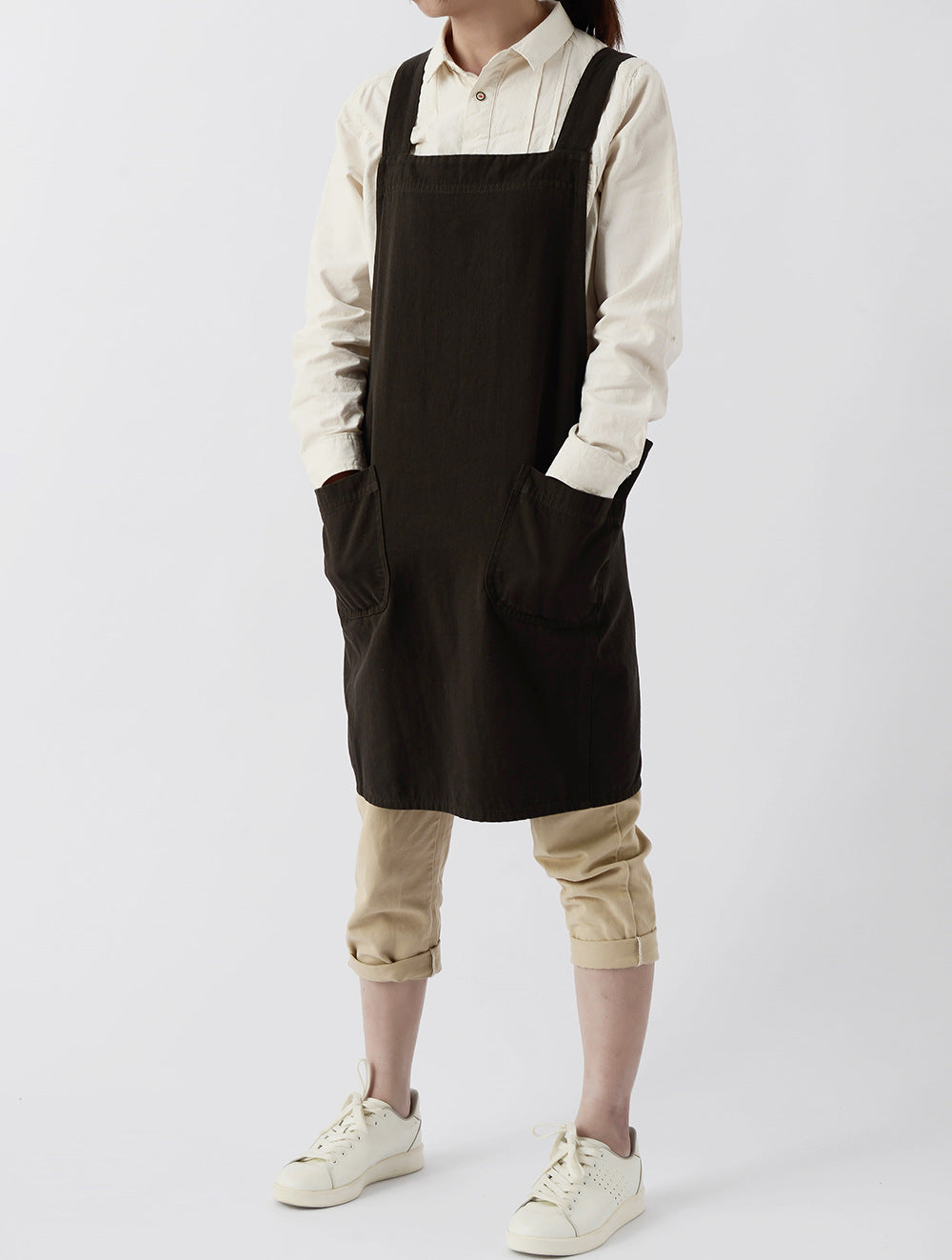 Adjustable Cross-Back Japanese Apron