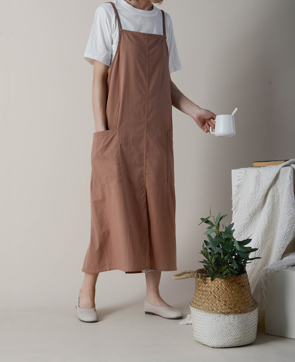Adjustable Full-Length Japanese Cotton Apron