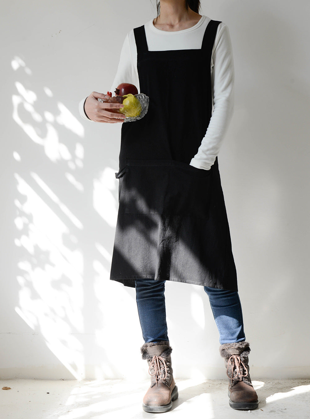 Japanese Style Kitchen Apron Cotton