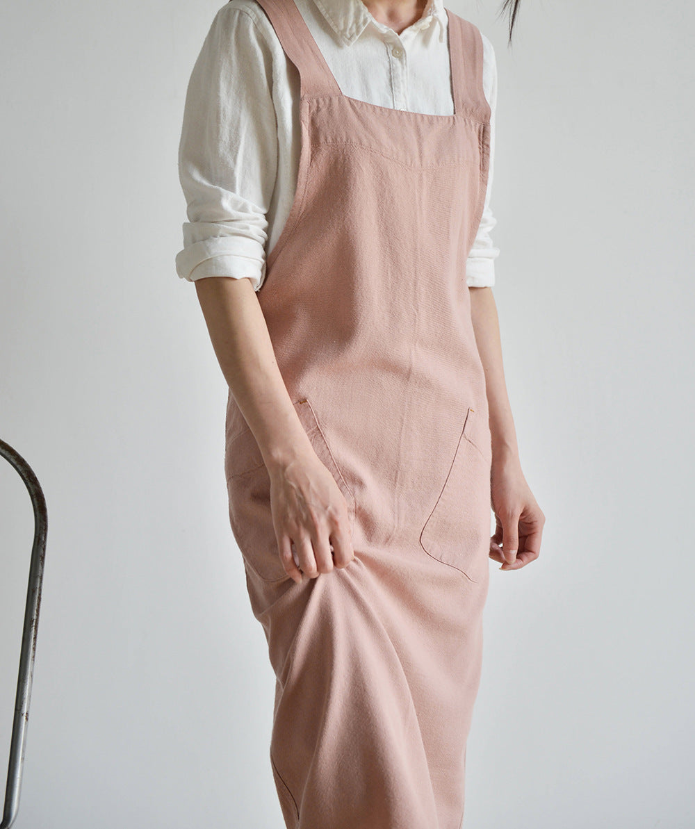 Japanese Washed Linen Apron