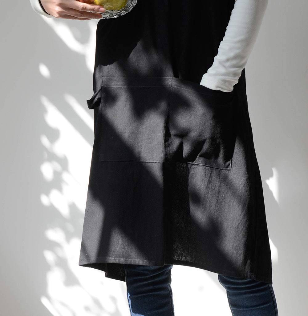 Japanese Style Kitchen Apron Cotton