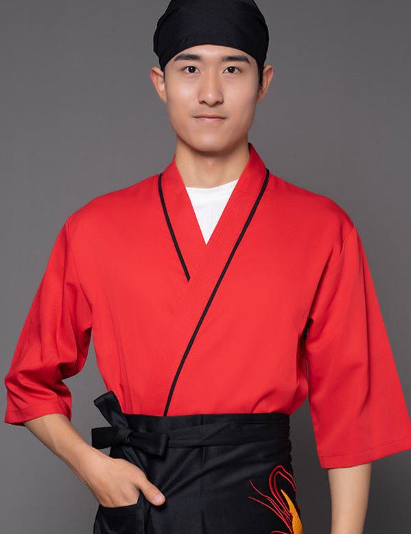 Japanese Mid Sleeve Chef Jacket