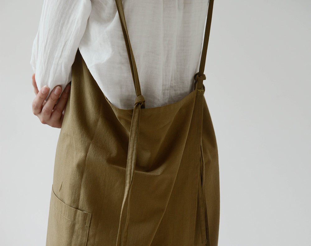 Adjustable Full-Length Japanese Cotton Apron