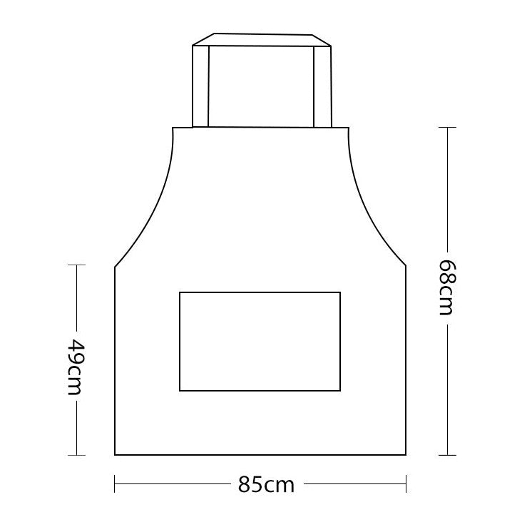 Kiiro Crossback Linen Apron