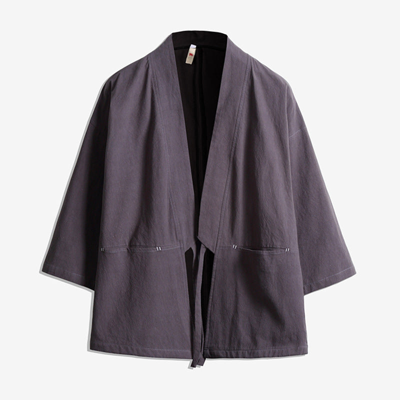 Miru Linen Haori Jacket