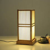 Japanese Bamboo Table Lamp