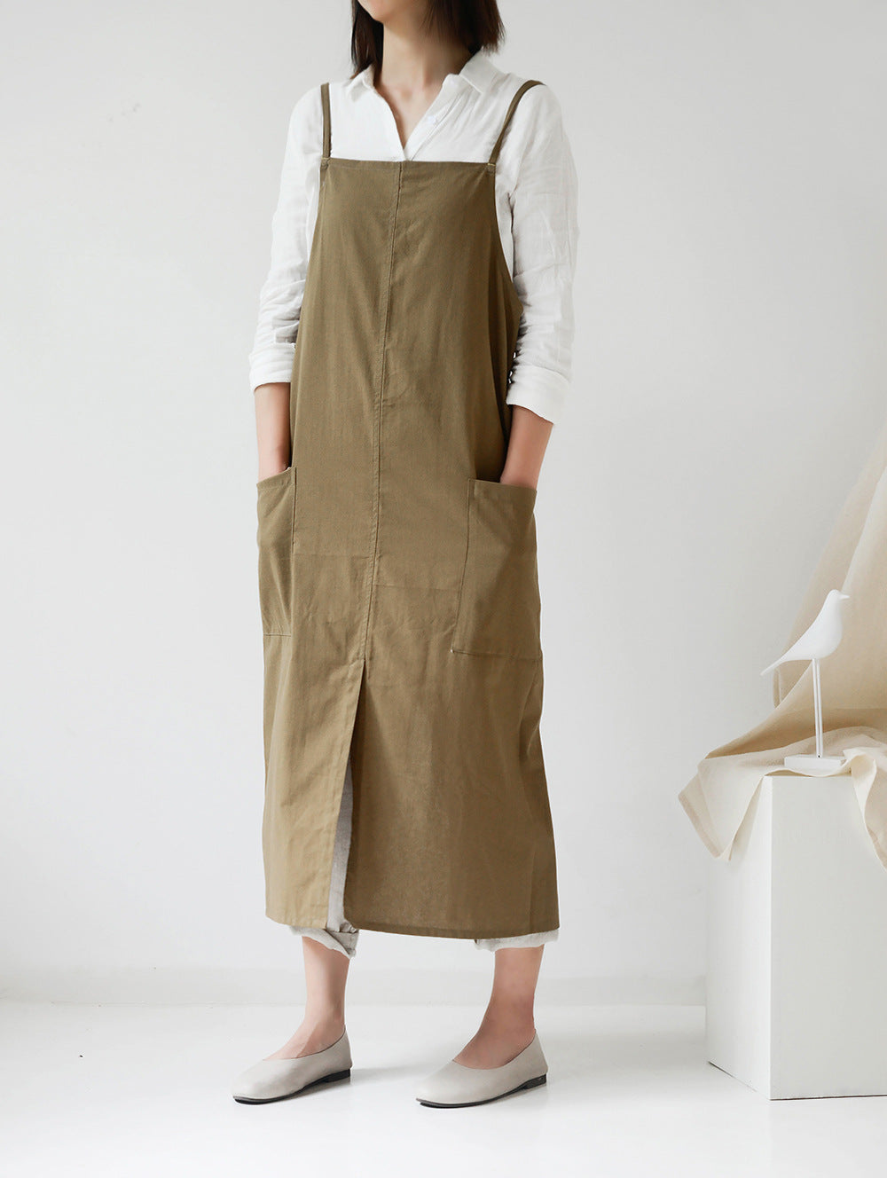 Adjustable Full-Length Japanese Cotton Apron