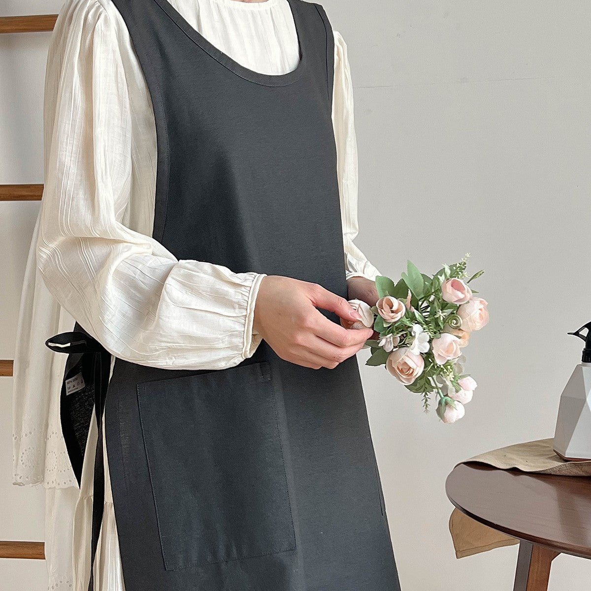 Crossback Waist Apron | Japanese Waterproof Cotton Apron – Mihomu