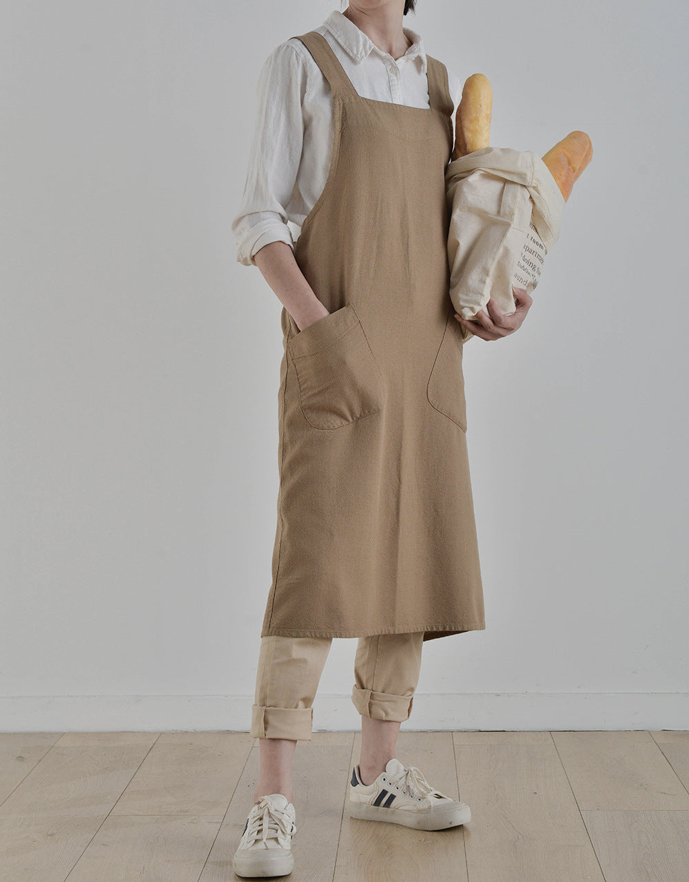 Japanese Washed Linen Apron