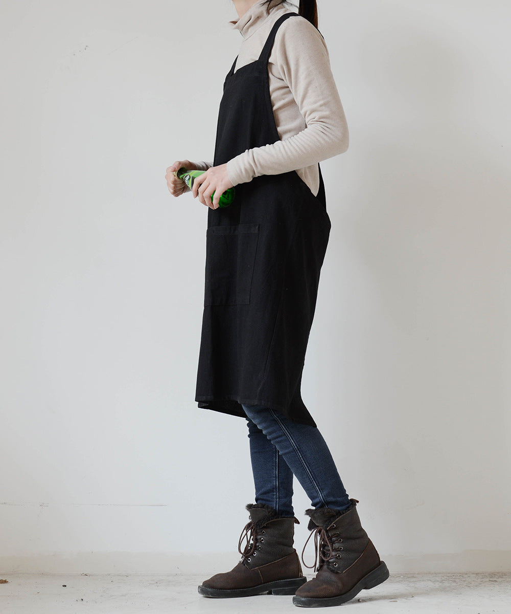 Japanese Style Kitchen Apron Cotton