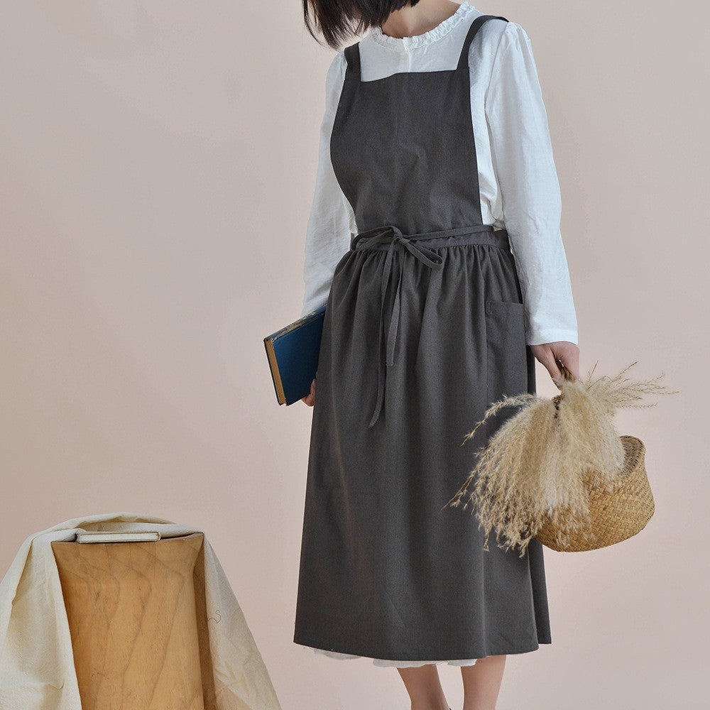 Yuki Crossback Apron Dress