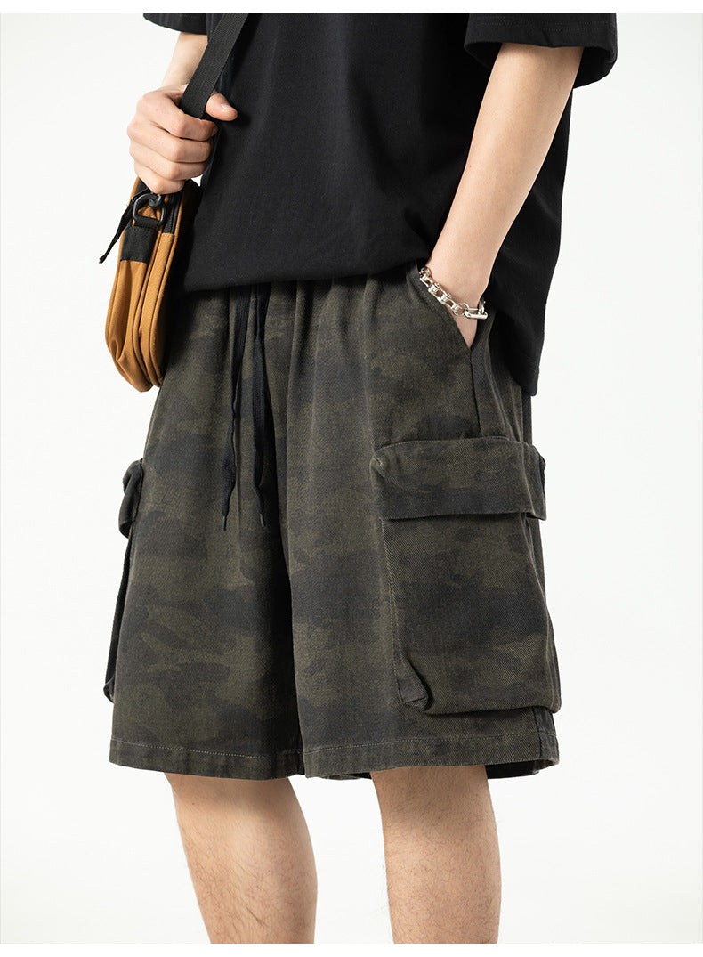 Mori Camouflage Cargo Shorts