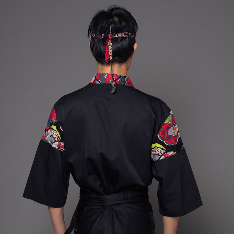 Sushi Chef Jacket Mid Sleeve Shitate