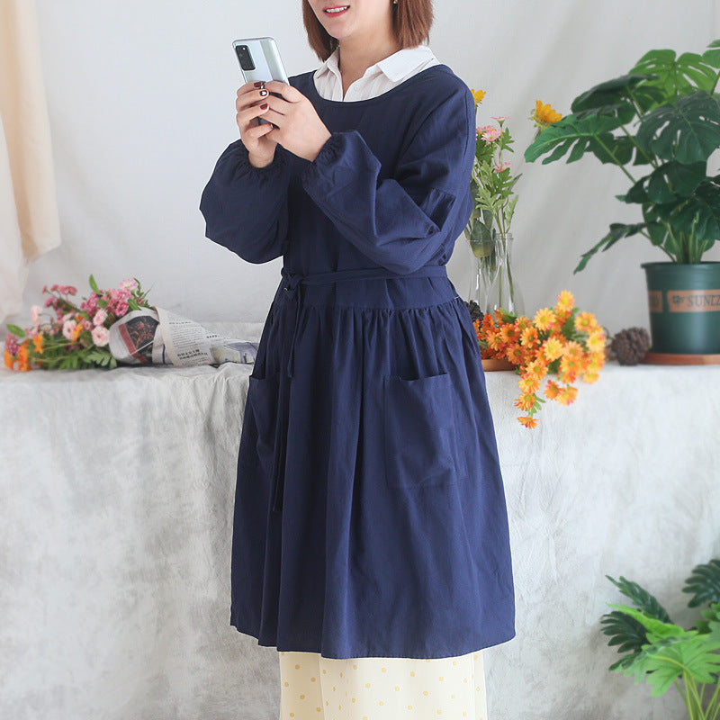 Japanese Apron With Sleeves