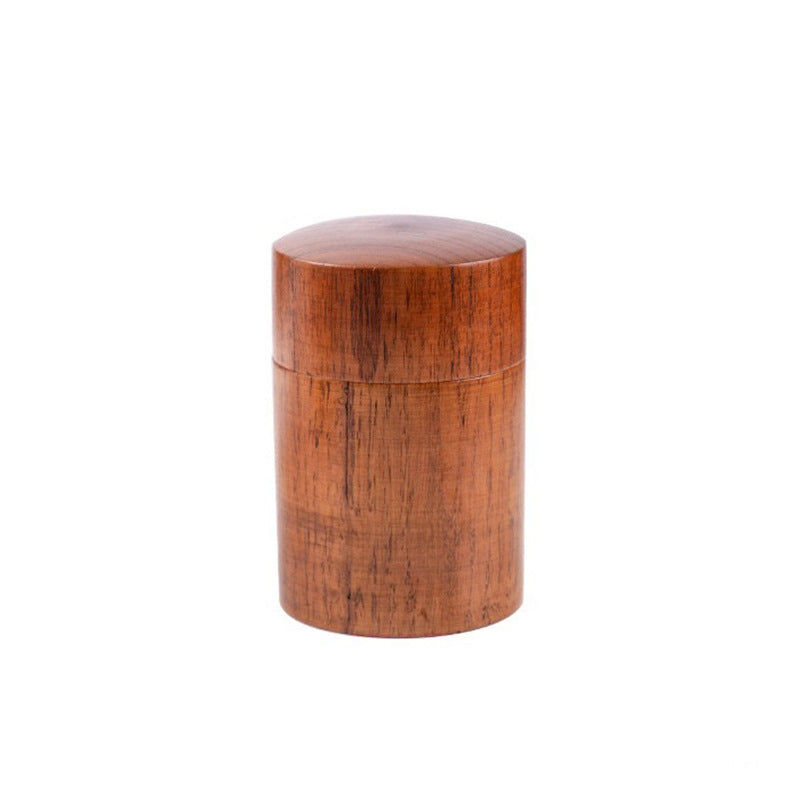 Kashi Wooden Japanese Tea Canister 12X8CM