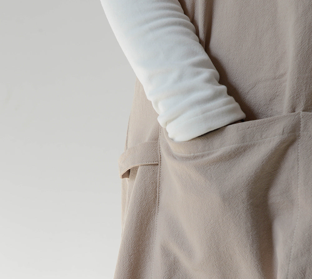 Japanese Style Kitchen Apron Cotton