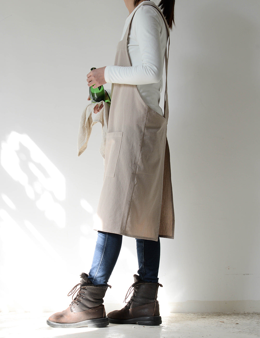 Japanese Style Kitchen Apron Cotton