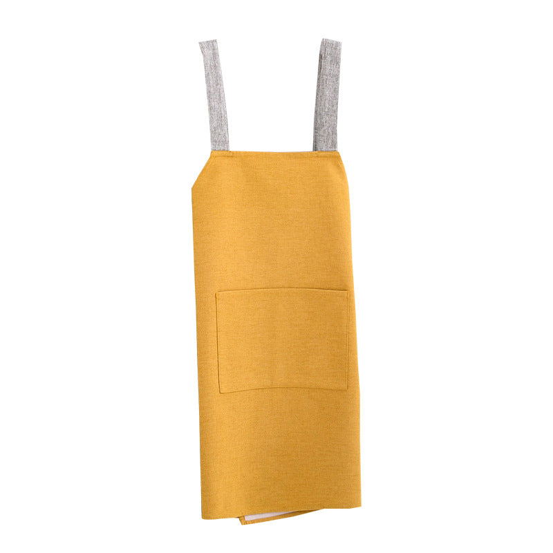 Kiiro Crossback Linen Apron