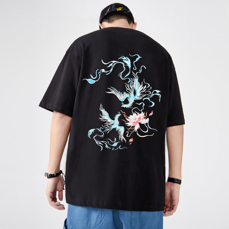 Dragon Embroidered T-Shirt