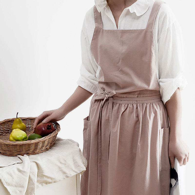 Yuki Crossback Apron Dress