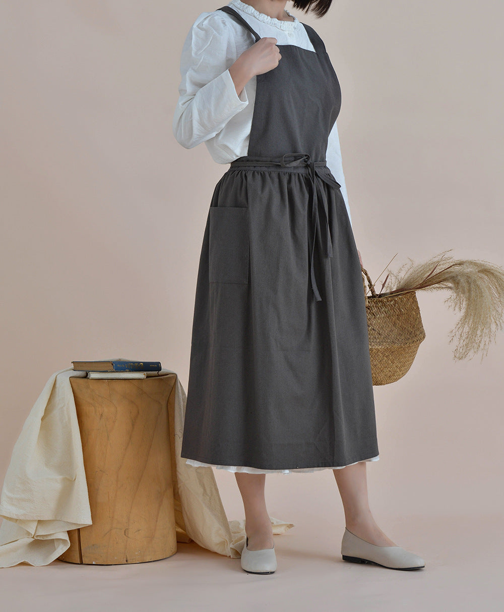 Yuki Crossback Apron Dress
