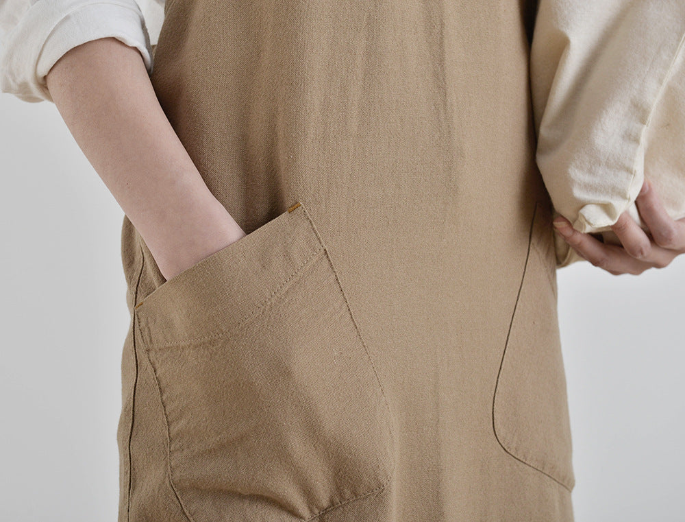 Japanese Washed Linen Apron