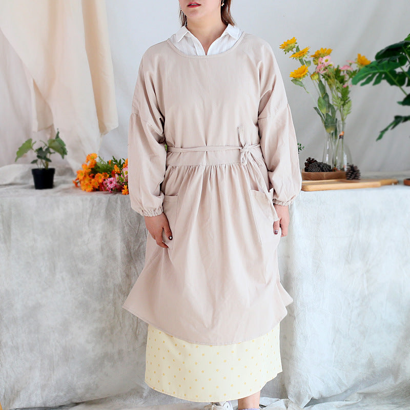 Japanese Apron With Sleeves