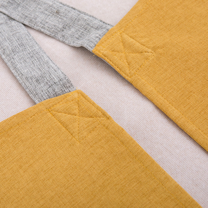 Kiiro Crossback Linen Apron