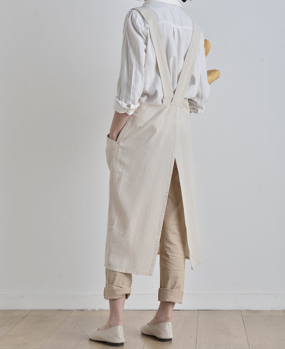 Japanese Washed Linen Apron