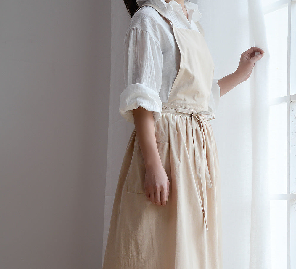 Yuki Crossback Apron Dress